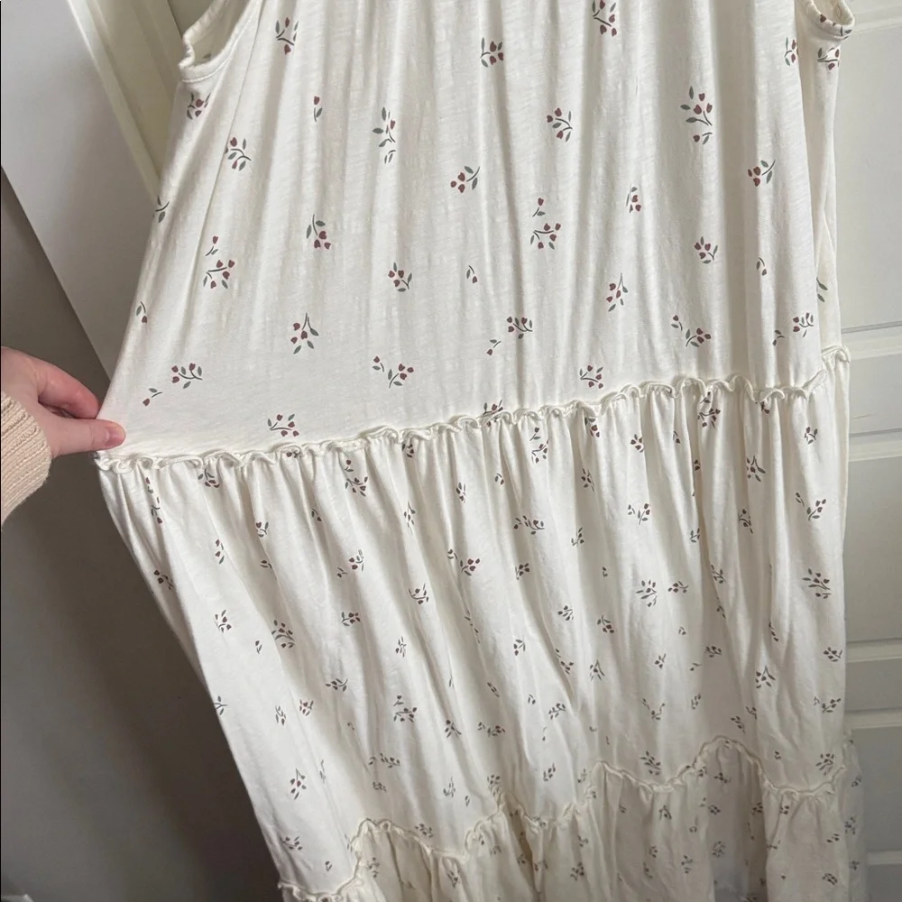 Easy Peasy Cream Floral Maxi Dress - Picture 7 of 8